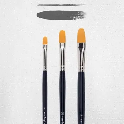 Van Gogh Olie/Acryl Penselen Set Serie 296 (Nrs.8-12-16) Fsc bij Verfze