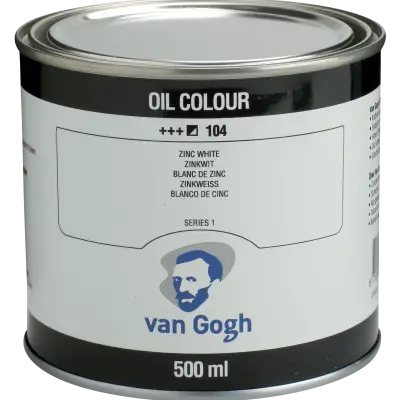 Van Gogh Olieverf 104 Zinkwit 500 ml bij Verfze