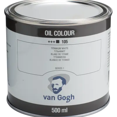 Van Gogh Olieverf 105 Titaanwit 500 ml bij Verfze
