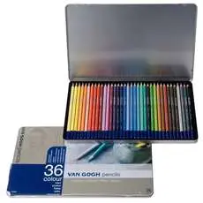 Van Gogh Uitgebreide Set kleurpotloden 36 kleuren bij Vernis Webshop