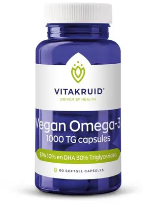 Vegan Omega-3 1000 TG (60 softgel capsules) bij Vitaminadviceshop