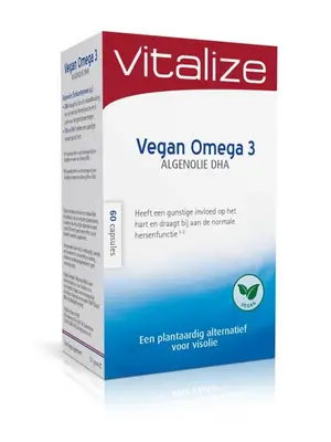 Vegan Omega 3 Algenolie DHA (60 capsules) bij Vitaminadviceshop