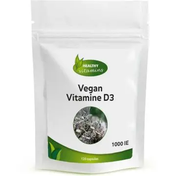 Vegan Vitamine D3 1000IE bij Vitaminesperpost