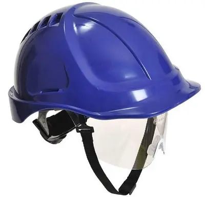 Veiligheidshelm met vizier bij Wear2work