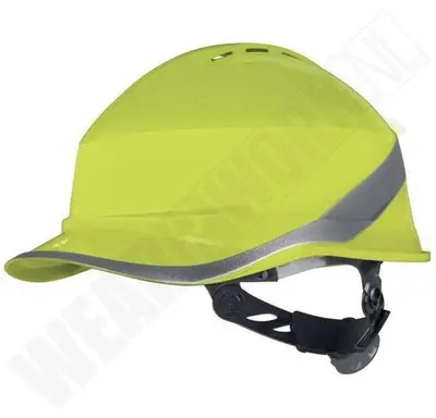 Veiligheidshelm reflecterend Diamond Delta Plus geel bij Wear2work