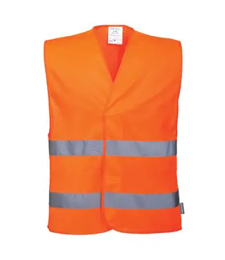 Veiligheidshesje EN471 Oranje bij Bedrijfskledingonline