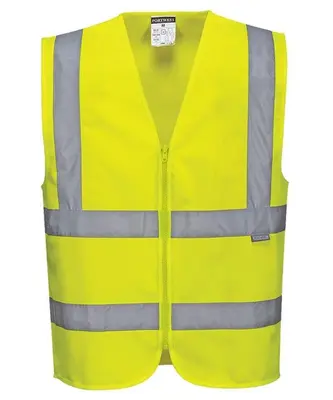 Veiligheidshesje met rits Geel bij Wear2work