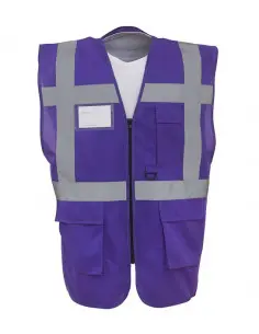 Veiligheidshesje met rits paars bij ESV Shop