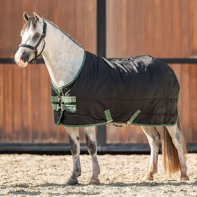 Velder Horsewear Premium Pony Staldeken 210D 100g Zwart bij Agradi