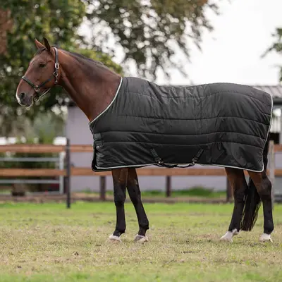 Velder Horsewear Premium Staldeken 210D Diamond Ripstop 100g Night Forest bij Agradi