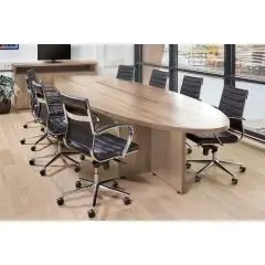 Vergadertafel Ellips 420 cm bij Kantoormeubelencenter.nl