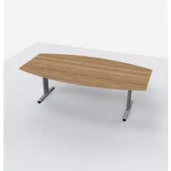 Vergadertafel tonmodel 240x120cm bij Kantoormeubelencenter.nl