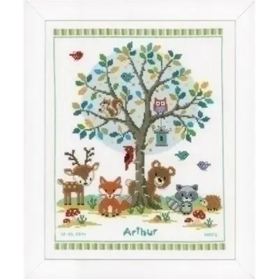 Vervaco borduurpakket In het bos 0149396 bij Art en Hobby