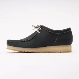 Veterschoen Clarks Originals Men Wallabee RB Dark Green Leather bij Sneaker District