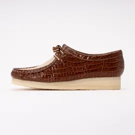 Veterschoen Clarks Originals Women Wallabee Tan Interest bij Sneaker District