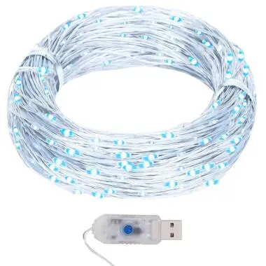vidaXL - Lichtsnoer - Cold white - 40 m bij Leen Bakker