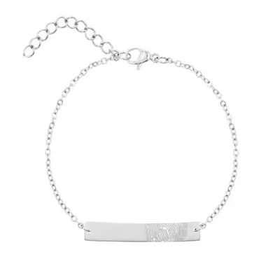 Vingerafdruk armband bar bij DRKS