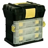 Viskoffer Energofish K4 inclusief extra tackle boxen bij Hengelsport W. van der Niet