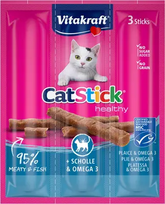 Vitakraft Cat Stick Healthy - Kattensnack - 3 Stuks - kip bij Welkoop