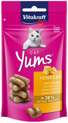 Vitakraft Cat Yums - Kattensnacks - 40 Gram - kaas bij Welkoop