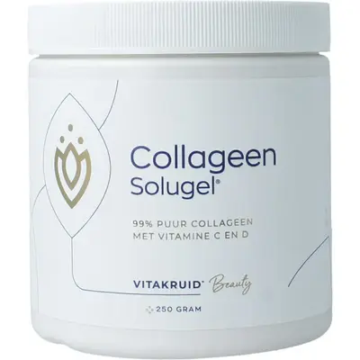 Vitakruid Collageen Solugel Poeder Met Vitamine C & D bij Vitatheek