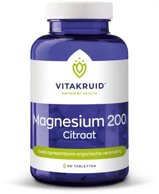 Vitakruid Magnesium 200 Citraat bij Vitatheek