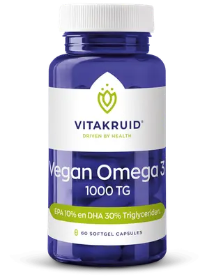 Vitakruid Vegan Omega 3 1000 Triglyceriden 300 Dha 100 Epa bij Vitatheek