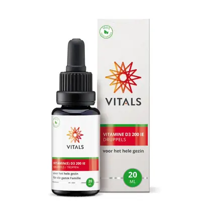 Vitals Vitamine D3 Druppels bij Vitatheek