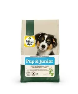 Vitalstyle Pup & Junior hondenbrokken 3 kg bij Ecodiervoeding