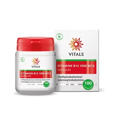 Vitamine B12 1000 mcg (100 capsules) bij Vitaminadviceshop