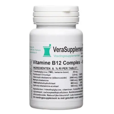 Vitamine B12+ Complex (60 zuigtabletten) bij Vitaminadviceshop