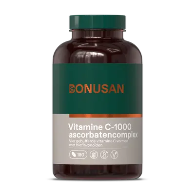 Vitamine C-1000 ascorbatencomplex (180 tabletten) bij Vitaminadviceshop