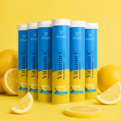 Vitamine C - Lemon (20 bruistabletten) - 6 Pack bij Bodylab