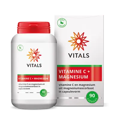 Vitamine C + Magnesium (90 capsules) bij Vitaminadviceshop