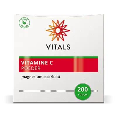 Vitamine C poeder (magnesiumascorbaat) (200 gram) bij Vitaminadviceshop