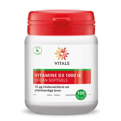 Vitamine D3 1000 IE (100 softgels) bij Vitaminadviceshop