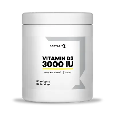 Vitamine D3 - 3000 IU bij Body & Fit