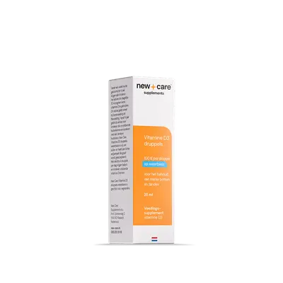 Vitamine D3 druppels 100 IE waterbasis (25 ml.) bij Vitaminadviceshop