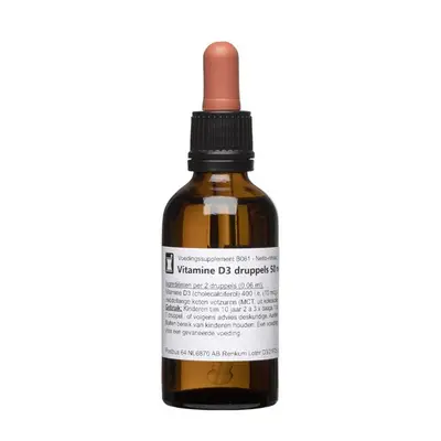 Vitamine D3 druppels (50 ml.) bij Vitaminadviceshop