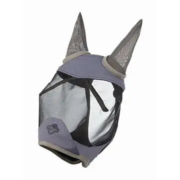 Vliegenmasker LeMieux Bug Relief Half Mask Jay Blue bij Equidrome