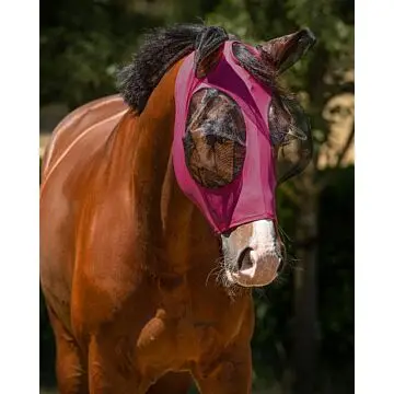 Vliegenmasker QHP Super bug Pink bij Equidrome
