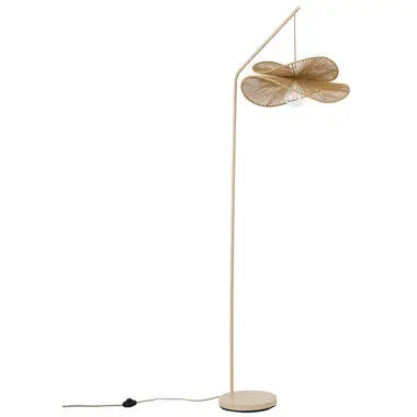 Vloerlamp Nest E27 - beige - 190x61x50 cm bij Leen Bakker