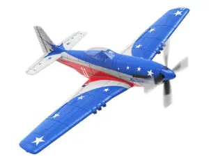 VOLANTEX P-51D Miss America 4-kanaals 400mm brushed RC vliegtuig met Gyroscoop RTF compleet met accu en lader bij Toemen Modelsport