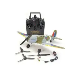 Volantex Spitfire 400mm vliegtuig RTF - V2 - Blauw bij TopRC