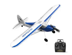 VOLANTEX Sport Cub 500 Blauw 4-kanaals 500mm brushed RC vliegtuig met Gyroscoop RTF compleet met accu en lader bij Toemen Modelsport
