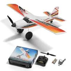 Volantex Trainstar Stunt 500mm 4CH brushless vliegtuig RTF - Oranje - Met Gyro! bij TopRC