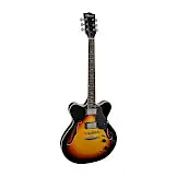 Volcano VES 120 SB Sunburst (ES 335) Elektrische Gitaar bij Meibergen (Almelo)