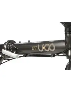 Vouwfiets U-Go Just D6 - 20 inch - 6 speed derailleur - V brake - Iron Grey bij Fietsonderdeel.com