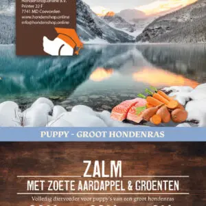 Wagging puppy graanvrij Zalm (Grote rassen) bij Hondenshop.nl