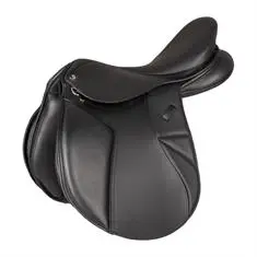 WALDHAUSEN SPRINGZADEL COMFORT LEDER Zwart bij De Kroo Ruitersport